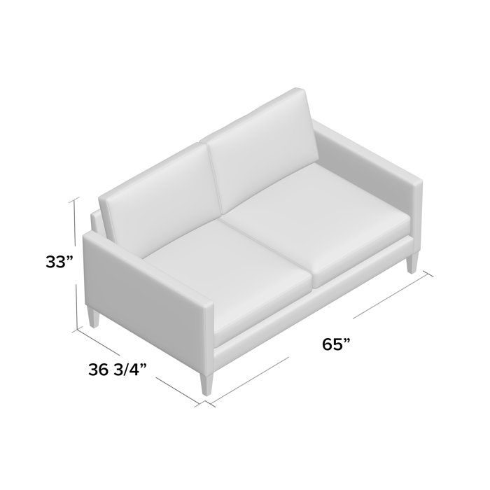 Latitude Run® Adreon 65'' Upholstered Loveseat Wayfair